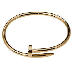 مملوكة مسبقًا Cartier Juste Un Clou 18K Yellow Gold Bracelet 17