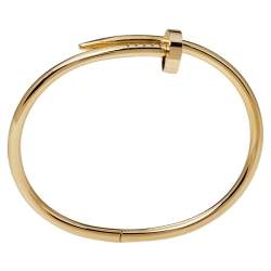 مملوكة مسبقًا Cartier Juste Un Clou 18K Yellow Gold Bracelet 17
