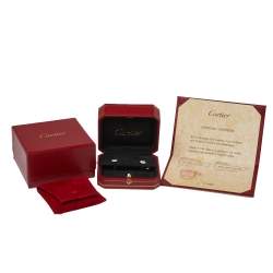مملوكة مسبقًا Cartier Etincelle De Cartier Diamond 18K White Gold Earrings