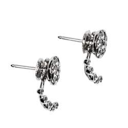 مملوكة مسبقًا Cartier Etincelle De Cartier Diamond 18K White Gold Earrings