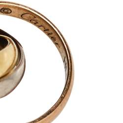 Pre Owned سوار كارتييه ترينيتي حبل قابل للضبط ذهب ثلاثة ألوان عيار 18