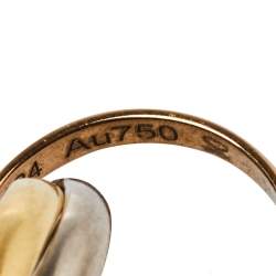 Pre Owned سوار كارتييه ترينيتي حبل قابل للضبط ذهب ثلاثة ألوان عيار 18