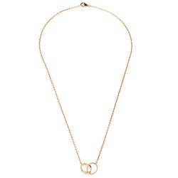 مملوكة مسبقًا Cartier Love 2 Hoops 18K Rose Gold Necklace