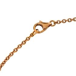 مملوكة مسبقًا Cartier Love 2 Hoops 18K Rose Gold Necklace