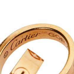 مملوكة مسبقًا Cartier Love 2 Hoops 18K Rose Gold Necklace