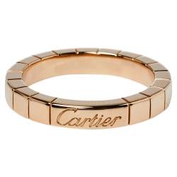مملوكة مسبقًا خاتم كارتييه لانيريس ذهب وردي عيار 18 مقاس 49