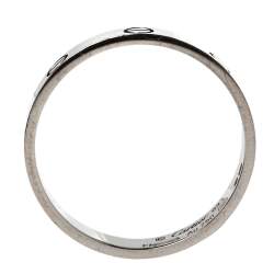 Pre Owned خاتم كارتييه لوف ذهب أبيض عيار 18 مقاس 63