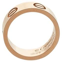 Pre Owned خاتم كارتييه لوف ذهب وردي عيار 18 مقاس 45