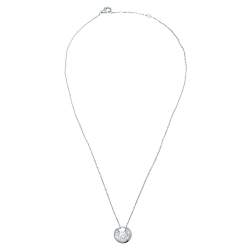 مملوكة مسبقًا Cartier Amulette de Cartier Diamond 18K White Gold Pendant Necklace