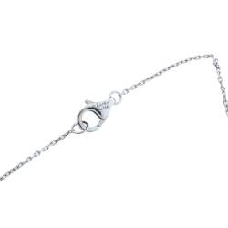مملوكة مسبقًا Cartier Amulette de Cartier Diamond 18K White Gold Pendant Necklace