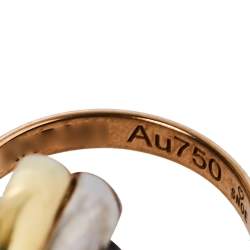 مملوكة مسبقًا سوار حبل كارتييه ترينيتي قابل للضبط ذهب ثلاثة ألوان