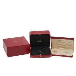 مملوكة مسبقًا Cartier Love 18K White Gold Adjustable Cord Bracelet