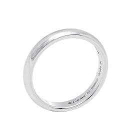 مملوكة مسبقًا خاتم زفاف كارتييه 1895 بلاتين مقاس 57