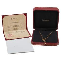 Cartier Love 2 Hoops 18K Yellow Gold Necklace