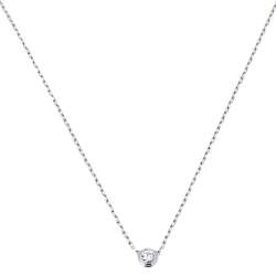 Pre Owned Cartier Diamants Legers De Cartier Diamond 18K White Gold Necklace SM
