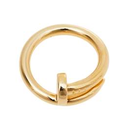 Pre Owned Cartier Juste Un Clou 18K Yellow Gold Ring Size 49