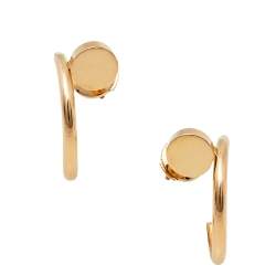 مملوكة مسبقًا Cartier Juste Un Clou 18K Rose Gold Hoop Earrings