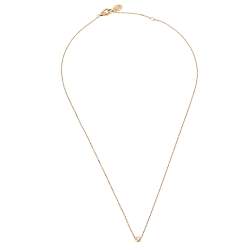 Pre Owned Cartier Diamants Legers Diamond 18K Rose Gold Necklace XS
