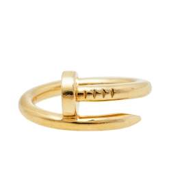 مملوكة مسبقًا Cartier Juste Un Clou 18K Yellow Gold Ring Size 54