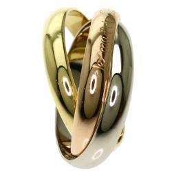مملوكة مسبقًا Cartier 18K Yellow Gold, Rose gold, White Gold Les muste de Cartier Trinity Ring Size 55