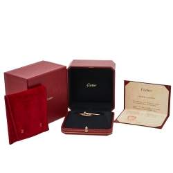 Pre Owned Cartier  Juste Un Clou 18K Rose Gold Bracelet SM 16