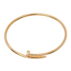 Pre Owned Cartier  Juste Un Clou 18K Rose Gold Bracelet SM 16