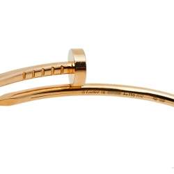 Pre Owned Cartier  Juste Un Clou 18K Rose Gold Bracelet SM 16