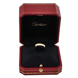 Pre Owned Cartier Love 18K Rose Gold Wedding Band Ring Size 52
