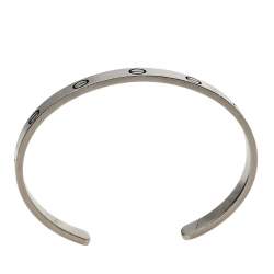 مملوكة مسبقًا سوار كارتييه لوف أسورة مفتوحة ذهب أبيض عيار 18 مقاس 18