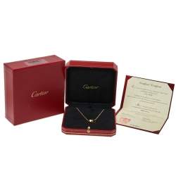 مملوكة مسبقًا قلادة كارتييه لوف حليات براغي ذهب وردي عيار 18