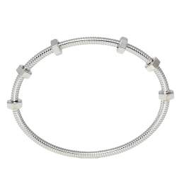 Pre Owned Cartier Ecrou de Cartier 18K White Gold Bracelet 18