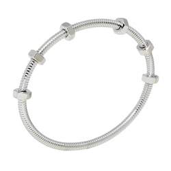 Pre Owned Cartier Ecrou de Cartier 18K White Gold Bracelet 18