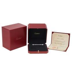 Pre Owned Cartier Ecrou de Cartier 18K White Gold Bracelet 18