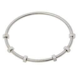 Pre Owned Cartier Ecrou de Cartier 18K White Gold Bracelet 18