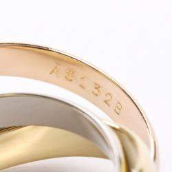 مملوكة مسبقًا Cartier Les Must De Cartier Trinity 18K Yellow, Rose, White Gold Ring Size EU 51