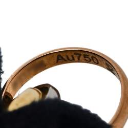 Pre Owned سوار كارتييه ترينيتي حبل قابل للضبط ذهب ثلاثي اللون عيار 18