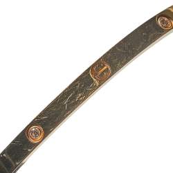 مملوكة مسبقًا سوار كارتييه "لوف" رفيع ألماس و ذهب وردي عيار 18 مقاس 17