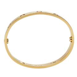 مملوكة مسبقًا سوار كارتييه "لوف" 4 ألماسات و ذهب أصفر عيار 18 مقاس 17