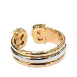 Pre Owned Cartier C2 18K Yellow Gold, Rose Gold Ring Size EU 47
