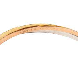 مملوكة مسبقًا Cartier Trinity 18K Yellow, Rose, White Gold Bracelet