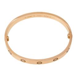 مملوكة مسبقًا سوار كارتييه لوف ذهب وردي عيار 18 16