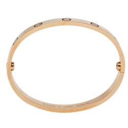 مملوكة مسبقًا سوار كارتييه لوف ذهب وردي عيار 18 16