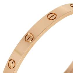 مملوكة مسبقًا سوار كارتييه لوف ذهب وردي عيار 18 16