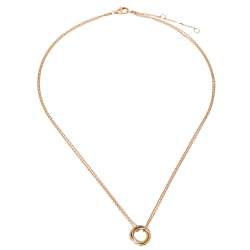 مملوكة مسبقًا Cartier Trinity 18K Three Tone Gold Necklace