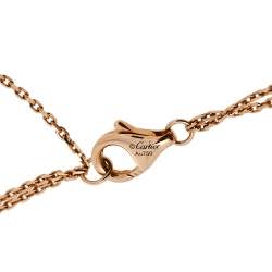 مملوكة مسبقًا Cartier Trinity 18K Three Tone Gold Necklace