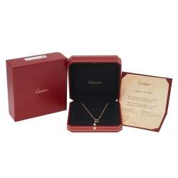 مملوكة مسبقًا Cartier Trinity 18K Three Tone Gold Necklace
