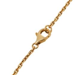 Pre Owned قلادة كارتييه لوف دلاية ذهب أصفر عيار 18