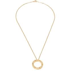 Pre Owned قلادة كارتييه لوف دلاية ذهب أصفر عيار 18