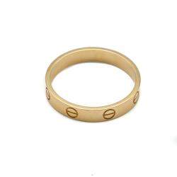 Pre Owned Cartier Love Yellow Gold Wedding Ring Size 59