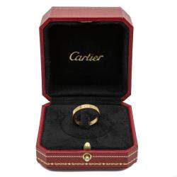 Pre Owned Cartier Love Yellow Gold Wedding Ring Size 59